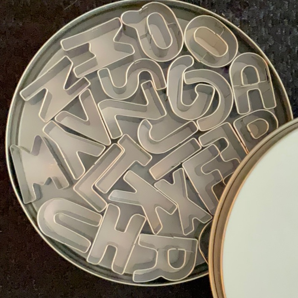 CAKE BOSS ALPHABET COOKIES CUTTERS